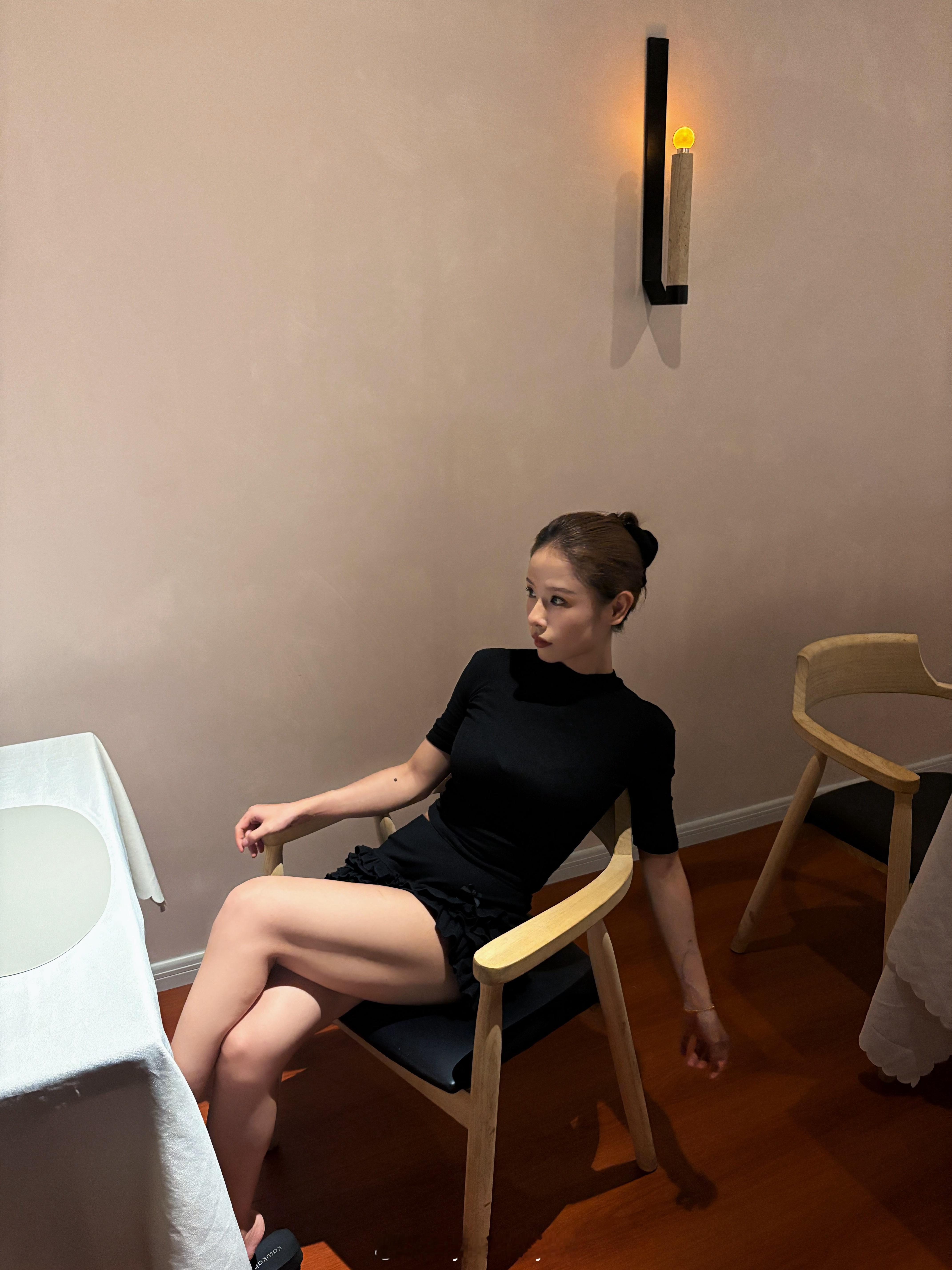 我坐在那里就已经为这次约会买单了​​​