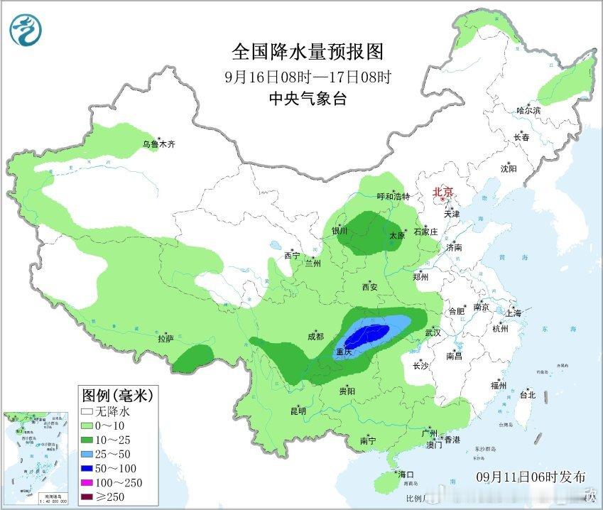 【降雨】昨天到今晨，我国降水主要出现在西南地区，四川云南西藏局地出现了大雨。从未