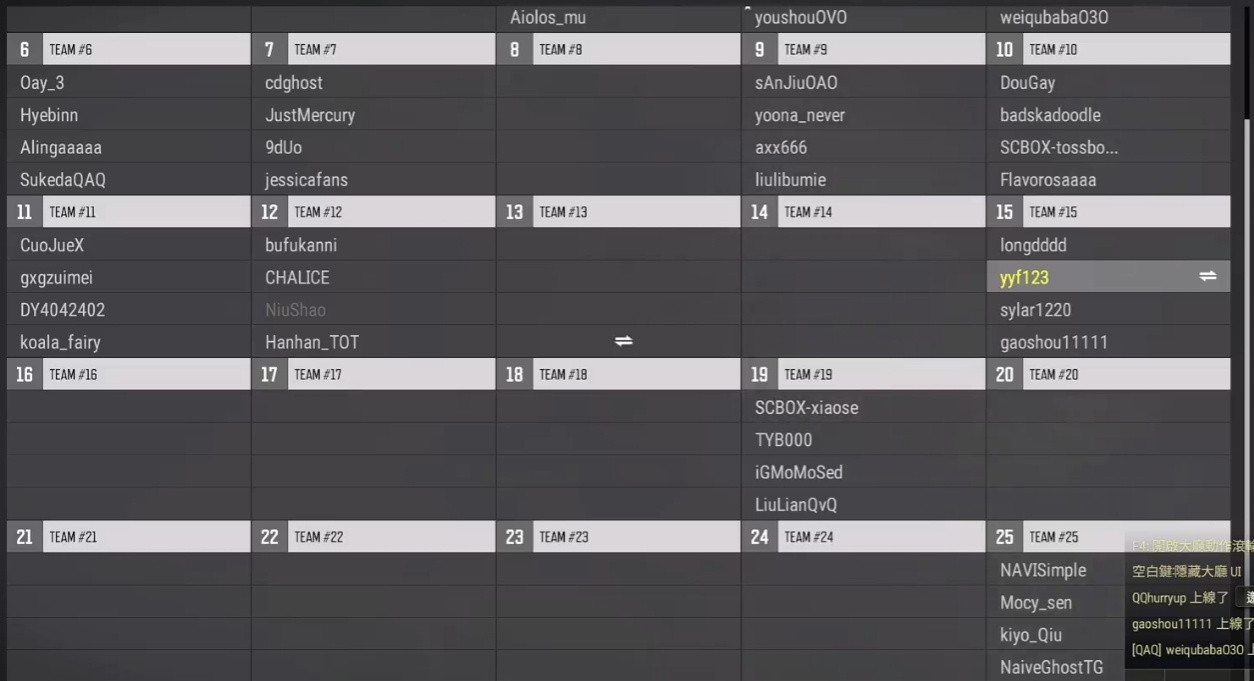 枫哥一个一个私聊硬是凑出了50人的PUBG大锅饭对黑活动，longdd表示刀区少