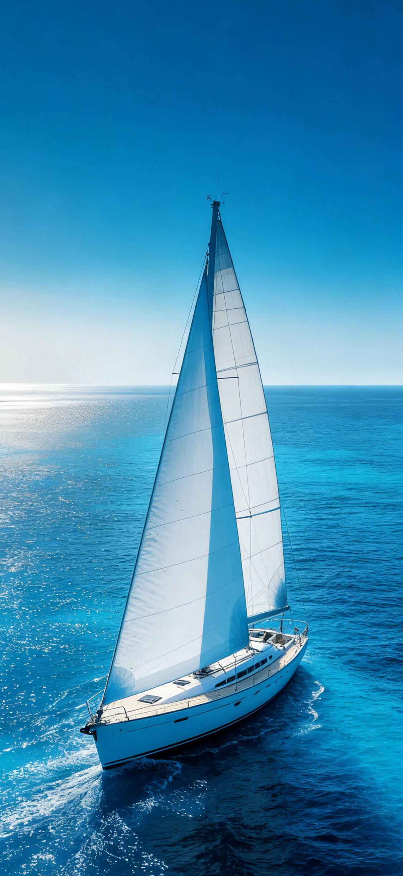 今日份的景深壁纸“乘风破浪，奔赴山海”。