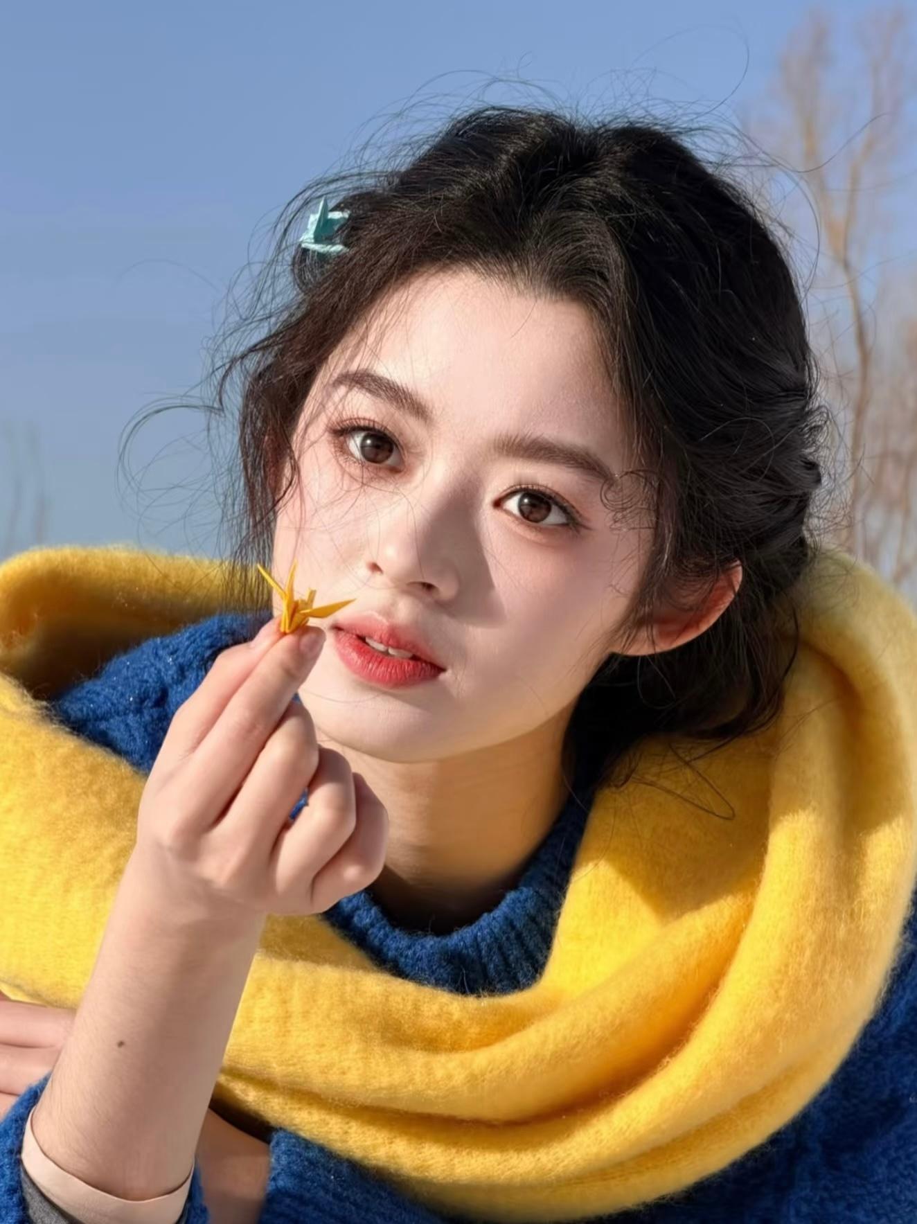 🍩“冬日暖妆”甜甜圈们今天被美照治愈了🍠：Wang苗苗