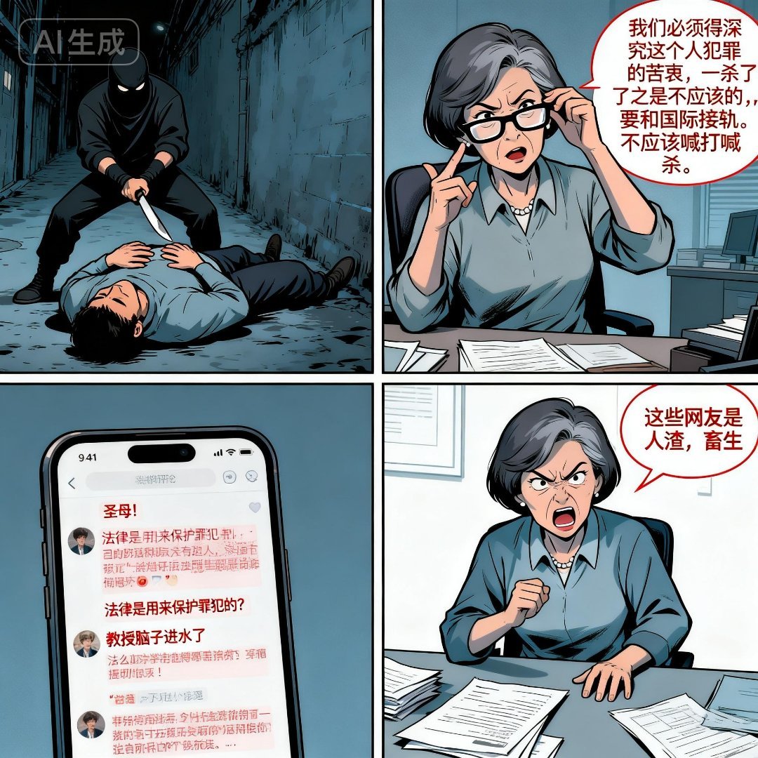 虚构漫画《接轨》《你咋这么在乎美国》请勿对号入座美国头大了