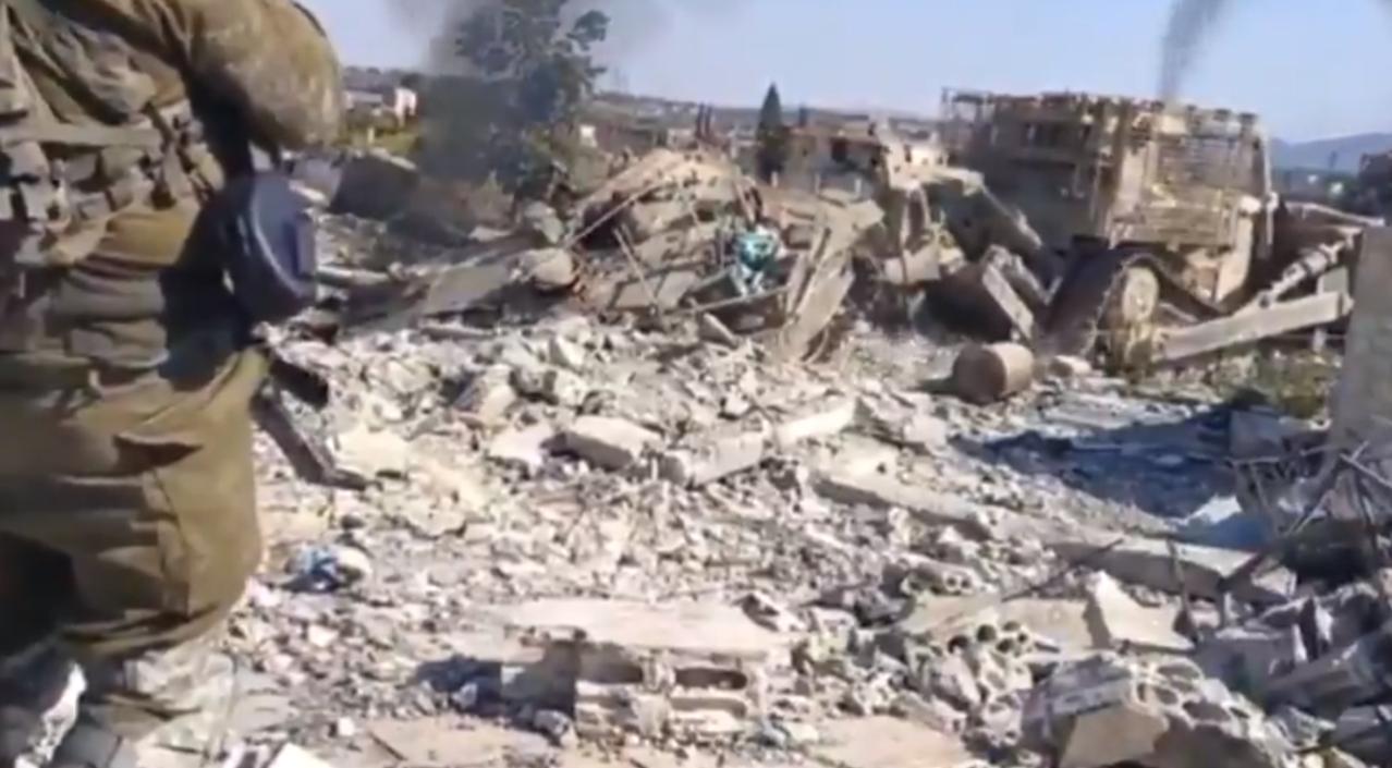 2024年10月30日，以色列第205装甲旅“铁拳”的一辆梅卡瓦Mk.3坦克在黎