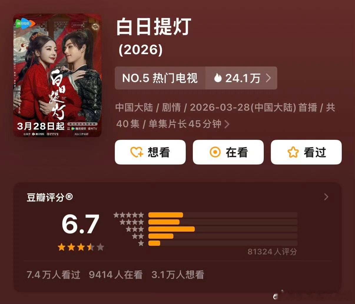 冰湖重生豆瓣3.2月鳞绮纪豆瓣开分5.3分？3.1万+人参与评分，怎么这么低？冰