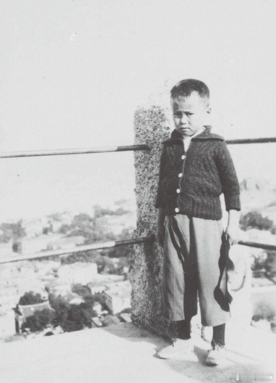 1929年，杨振宁于厦门鼓浪屿日光岩留影杨振宁逝世​​​