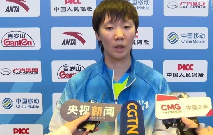 赛后，谈及此次夺冠与上一次心态有何不同，王曼昱表示：“上一次可能自己更多的是一个