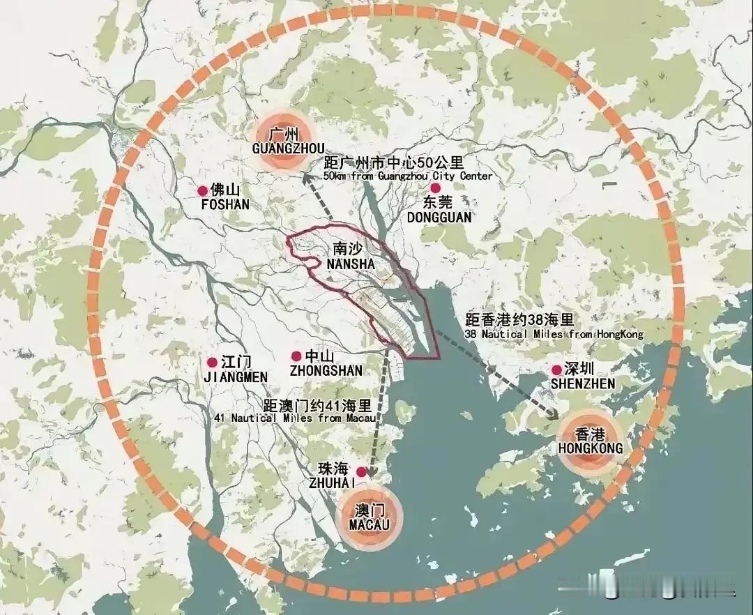 南沙破局的两种构想：行政重构，是广州重回一线核心抓手吗广州长期稳居四大一线