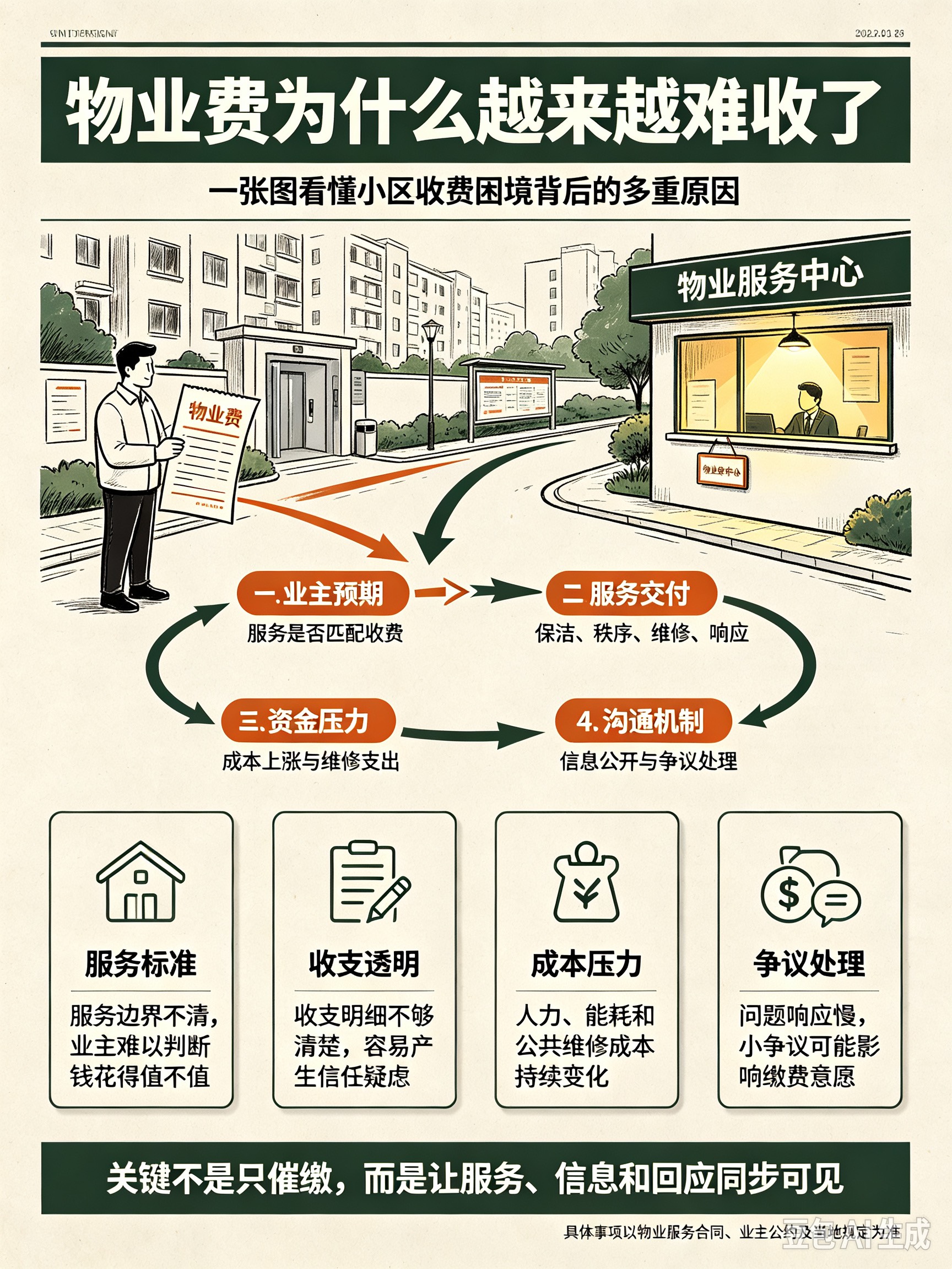 业主为何不在买单物业费了你是否支持取消物业费一个业主的深度拆解：我们和物业之间，到底在吵什么？下班回