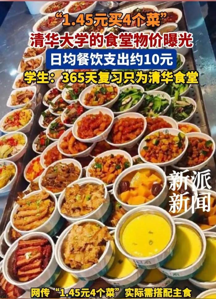 清华食堂1块3吃四菜？别光看价格，背后是“国家队”撑腰！大学食堂国家规定必须“