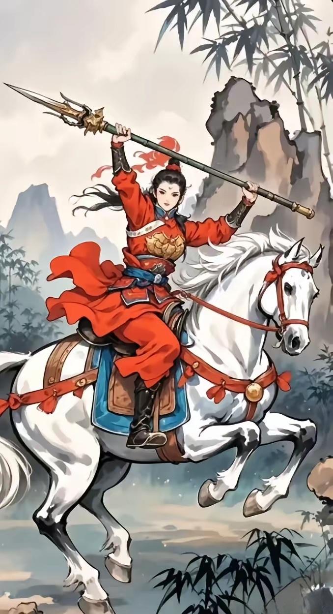 三国西凉美女武将：凉州牧马儿之妹，自小习武，得到老爹及大哥真传，枪法一...