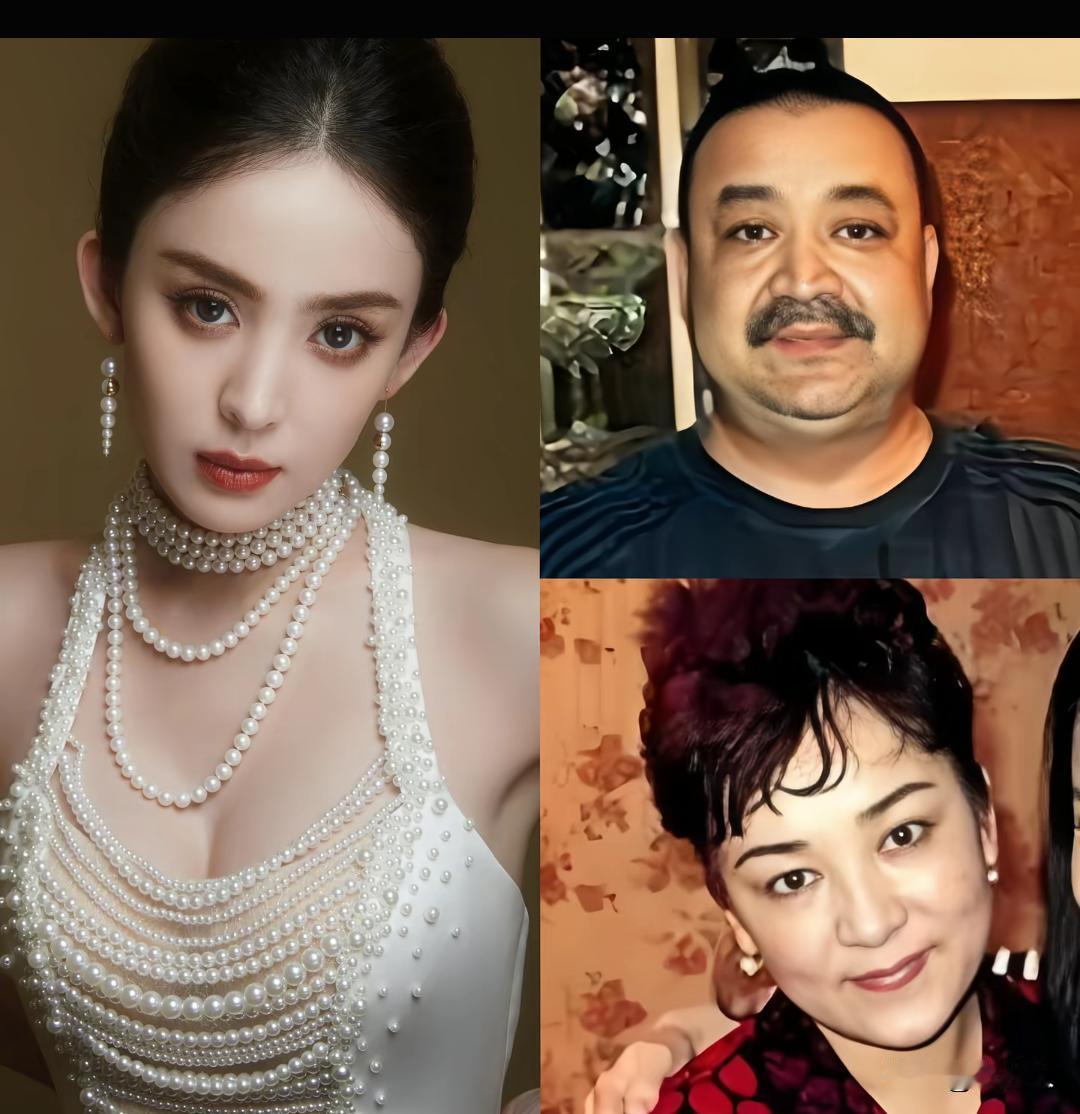 没想到古力娜扎的父母长得一般，生了一个这么漂亮的女儿。古力娜扎是大骨架，宽肩头小