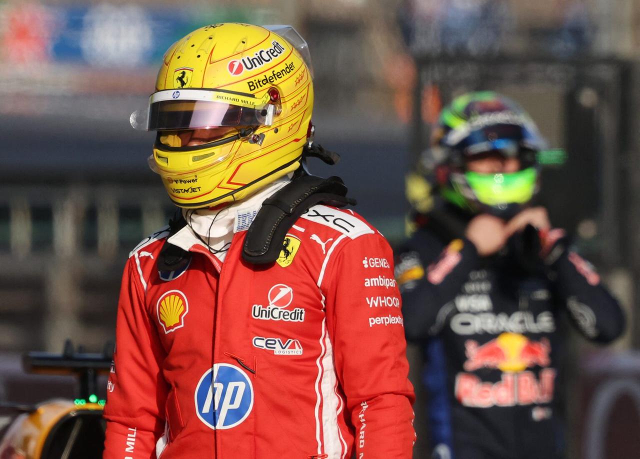 勒克莱尔对冲刺排位赛的成绩感到沮丧，他从未在任何路段中领先拉塞尔，在后直路未到一