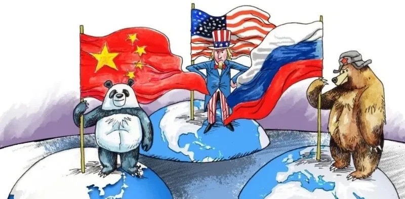 世界大变天：俄已掉队，中美硬刚！俄乌战火烧了三年，昔日军