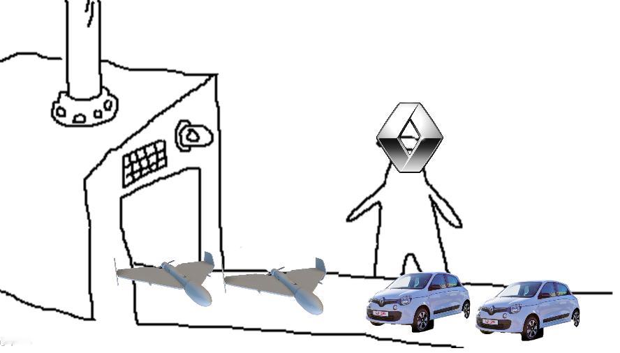 烽火问鼎计划法国汽车制造商雷诺将在其勒芒和克莱昂工厂开始生产远程攻击无人机。雷