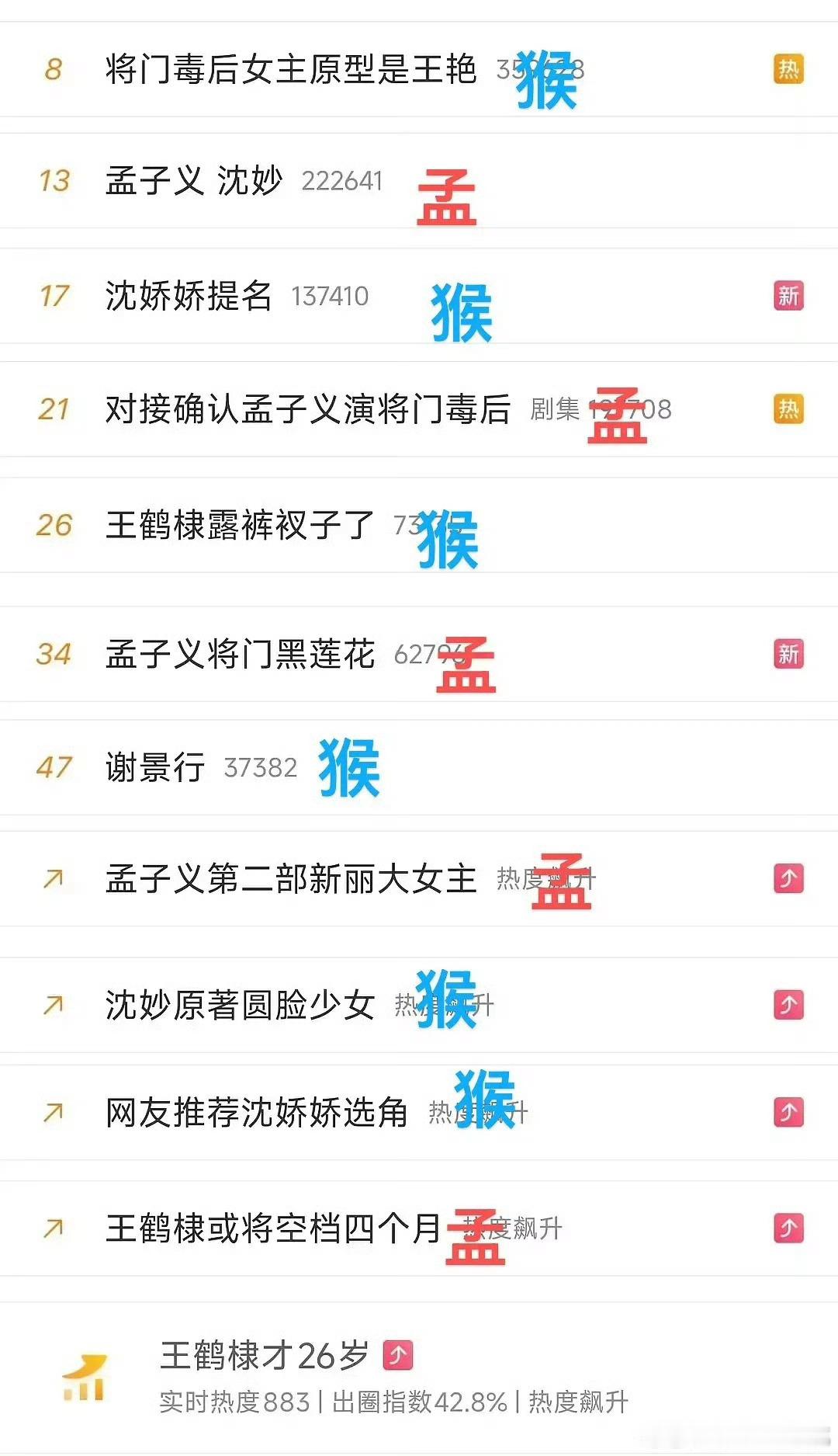 如果制作公司享受这种对轰热度那很难让人相信它会认真拍剧​​​