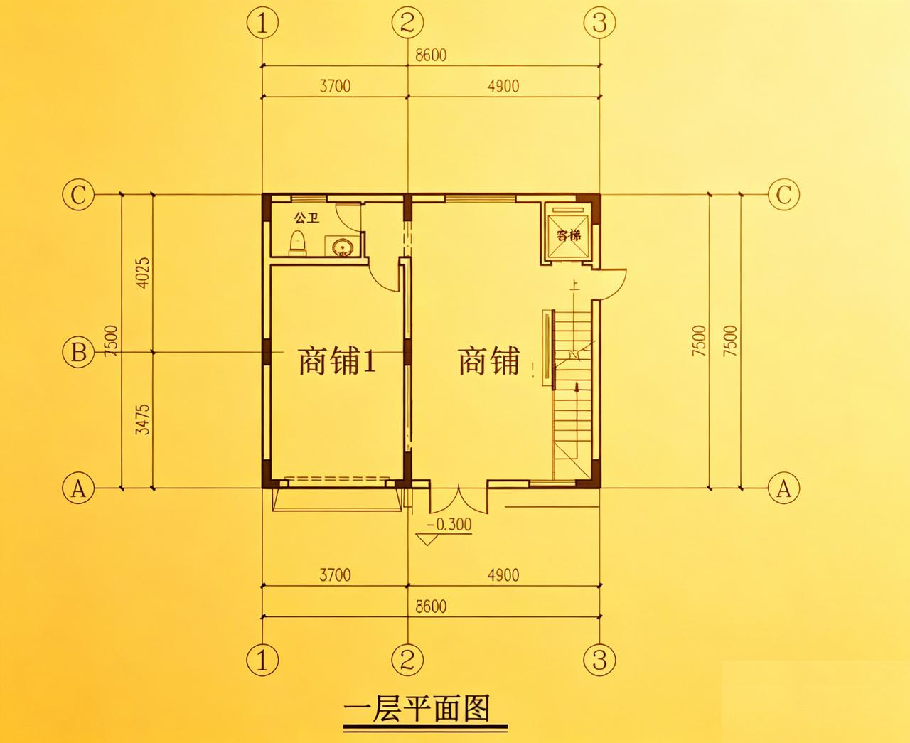面宽仅8.6米的自建房图纸😡😡把“赚钱+自住”的平衡玩
