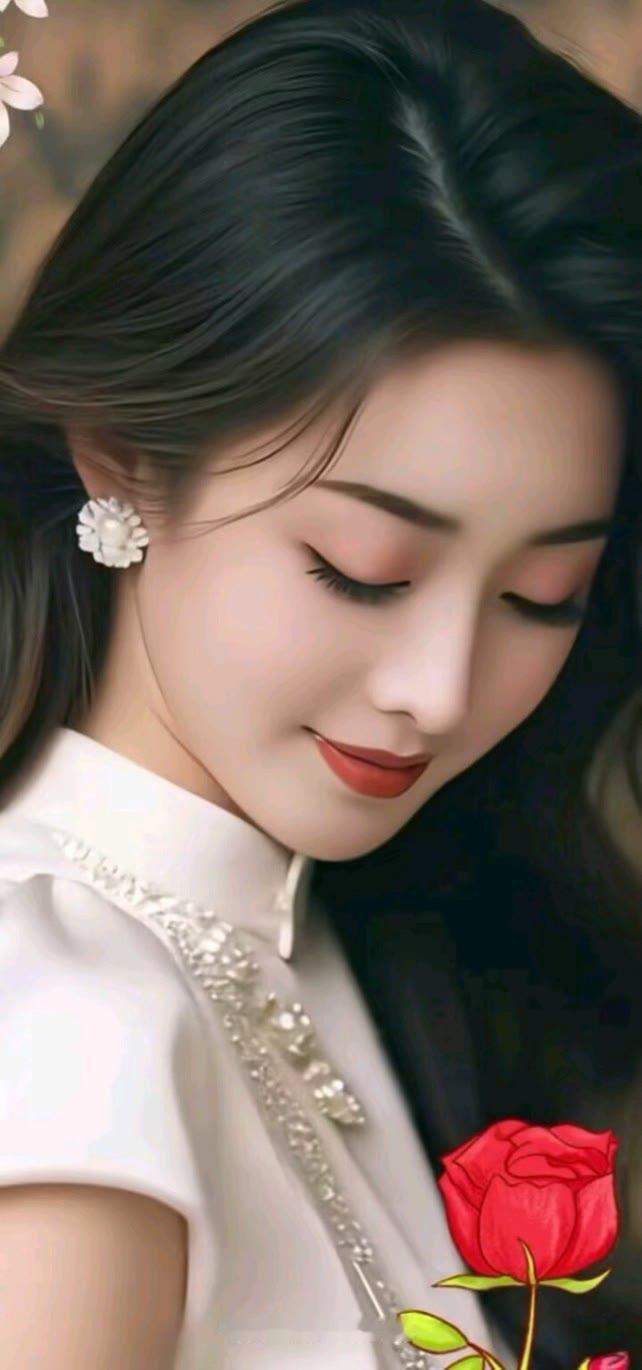 温柔如水，岁月静好，红玫瑰的浪漫🌹💕