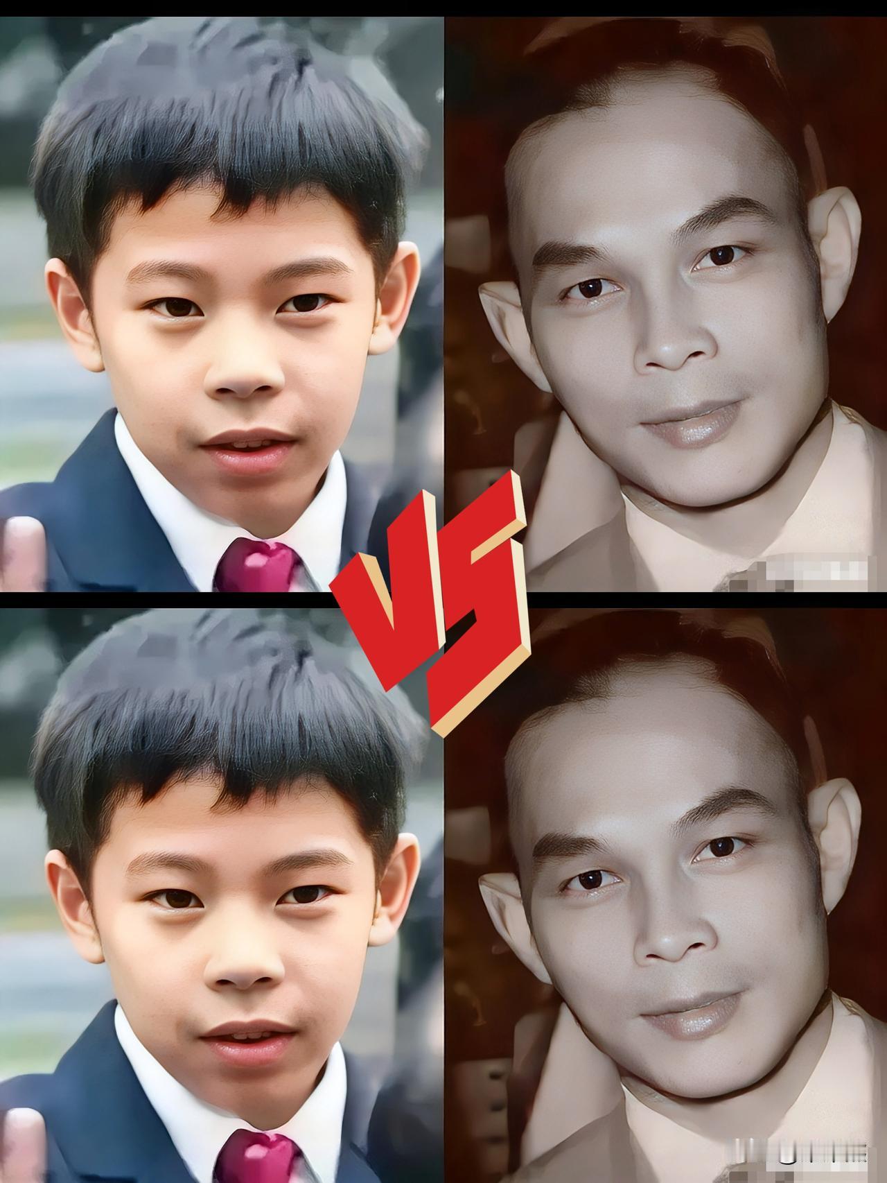 你还别不信看了半天霍家长孙的照片。都说他不像爹妈。反而像极了曾祖父霍英东。