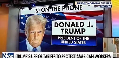 特朗普今天（4月13日）说：“我对所有进口中国汽车征收100%关税。他们正在