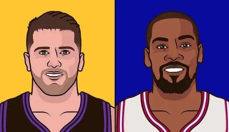 本赛季的卢卡·东契奇和凯文·杜兰特谁更强？卢卡·东契奇：27岁，身高2