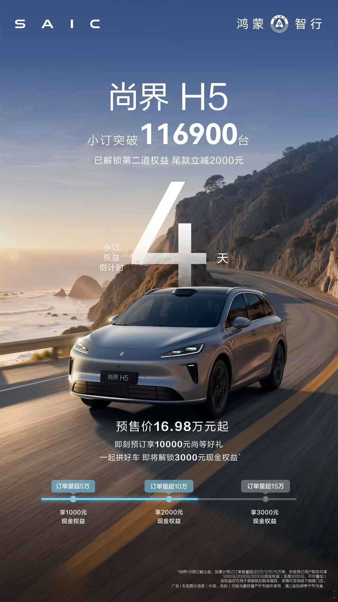 UU们！20万级车市这次真的要变天了！余承东官宣尚界H5发布会，鸿蒙智行秋季新