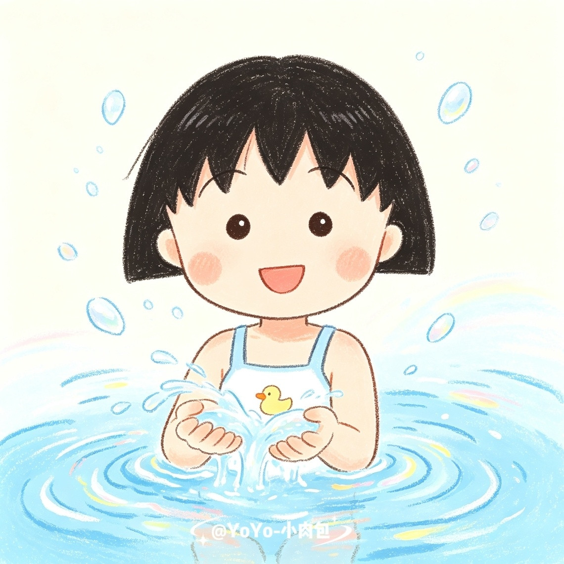 樱桃小丸子夏日头像来啦樱桃小丸子樱桃小丸子女生头像头像动漫