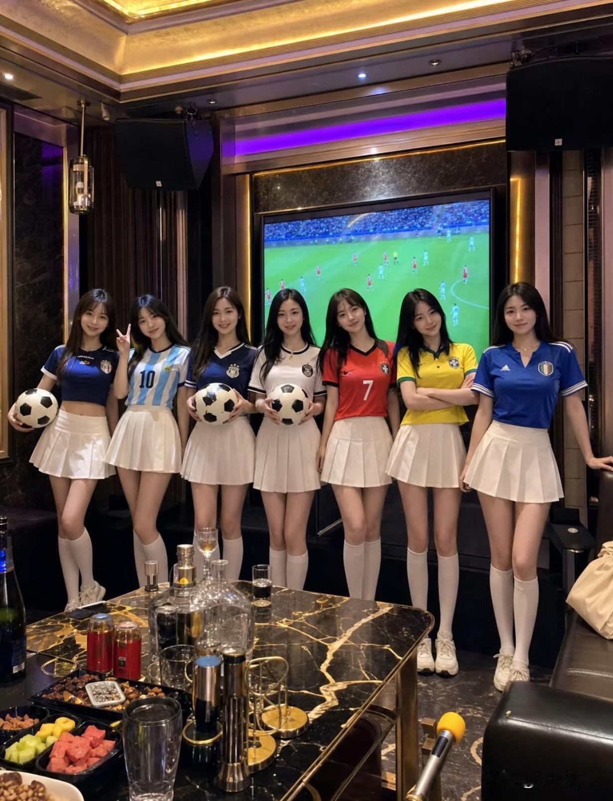 我感觉去KTV里面看世界杯，不失为一个好办法，既不会影响家人和邻居，还能享受到如