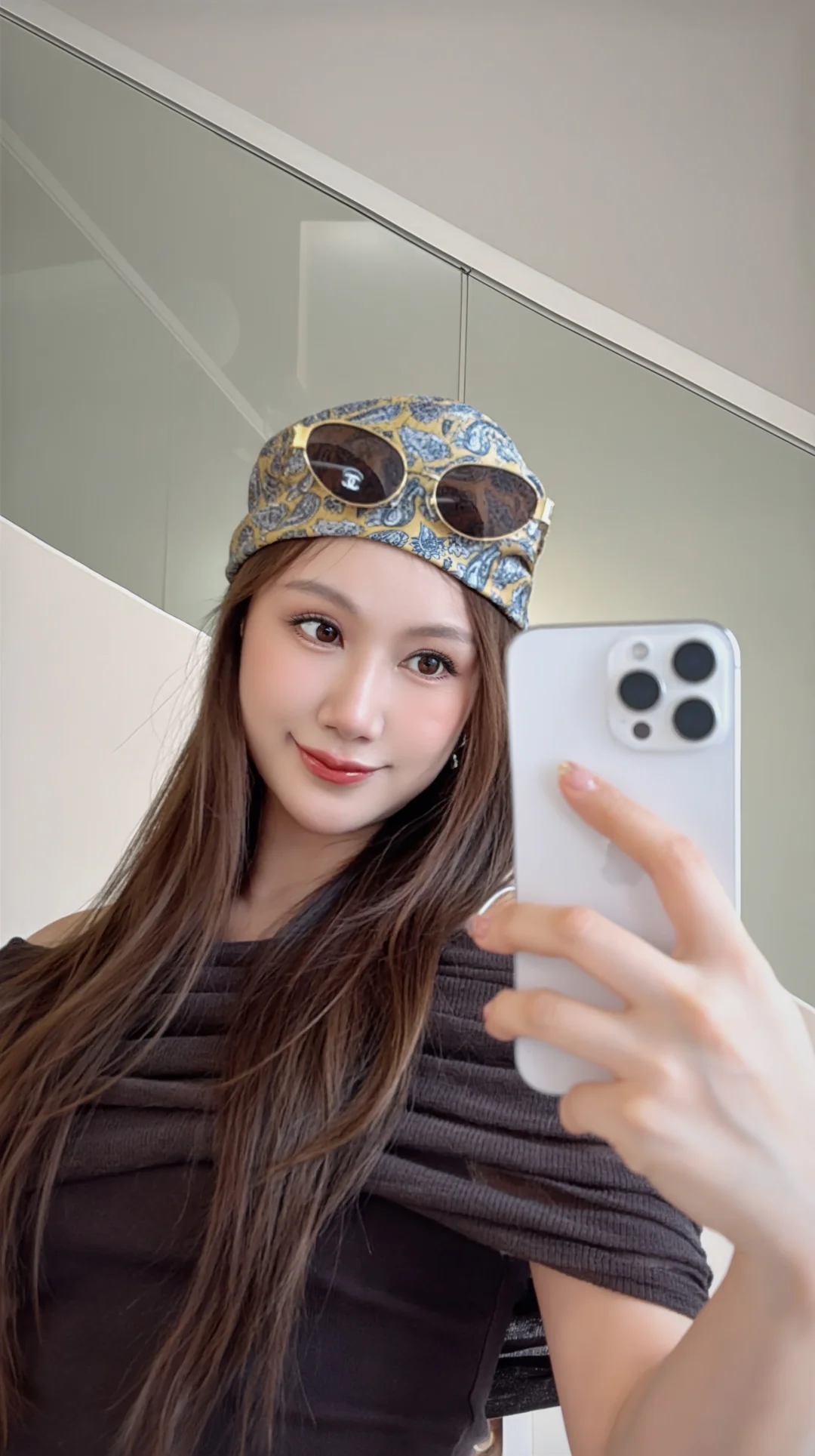 杨紫丝巾同款造型