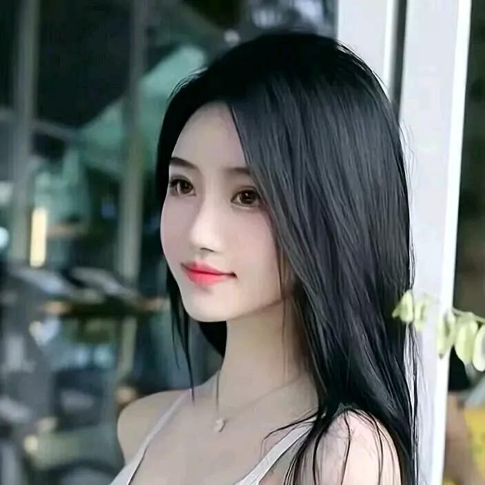 黑发红唇的少女，甜美又优雅，谁会不爱呢？💕黑发红唇女神红唇美人照红唇美少女