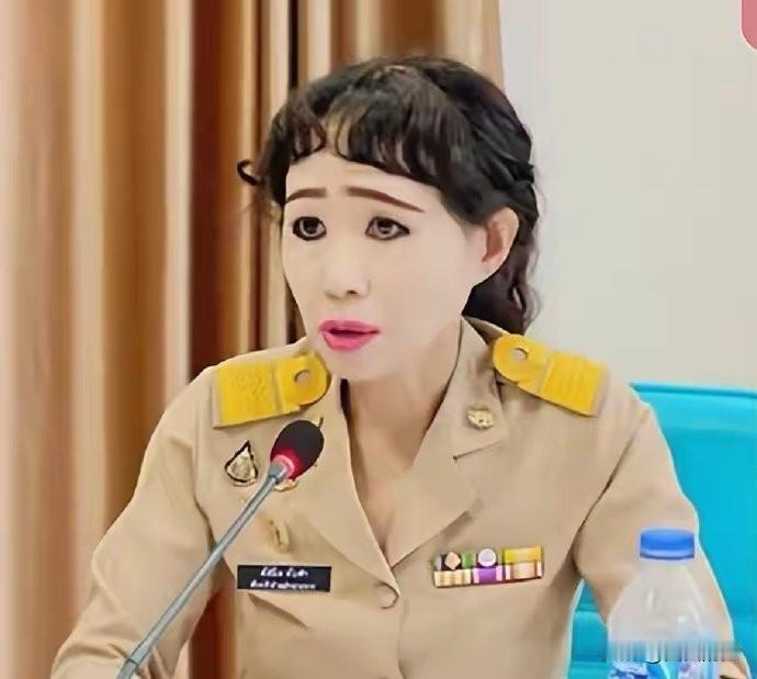 这事儿，看得我真是又爽又无语。泰国一女公务员，去开个预算会议，结果全网都在盯着她