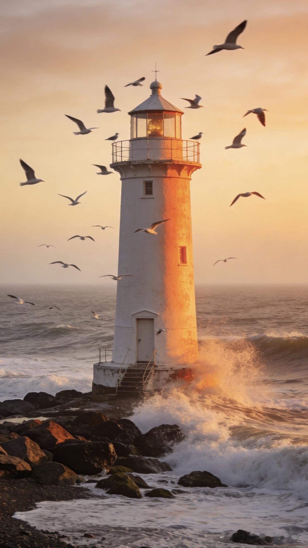 送你一句早安：“晨光镀万物，心闲即自由。早安，今日也要与光同行。”晨光镀万物