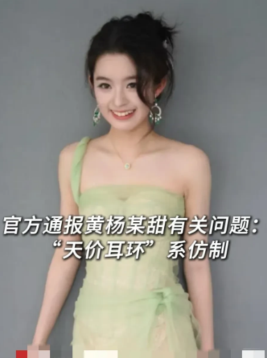 黄杨某田天价耳环事件，终于水落石出了原来是我们误会她了！耳环不仅不是天价，而