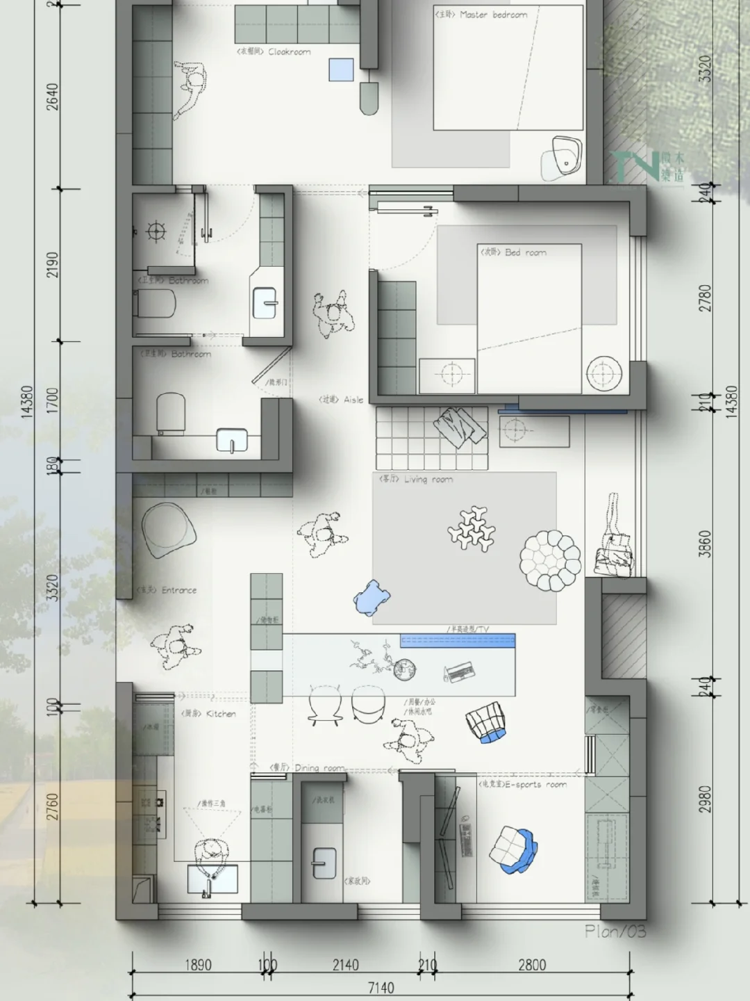 ｜户型改造｜刚需户型转变—108平四房改两房