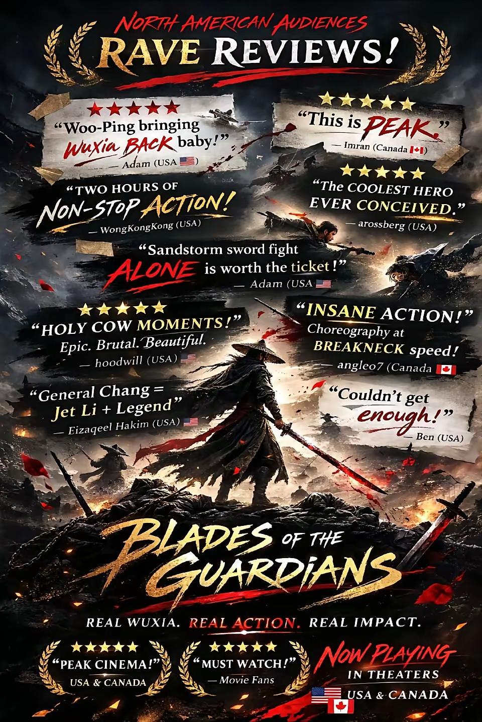 电影《镖人》荣登海外武侠电影票房榜第2，但是……刚刷到一条新闻，说吴京等主演