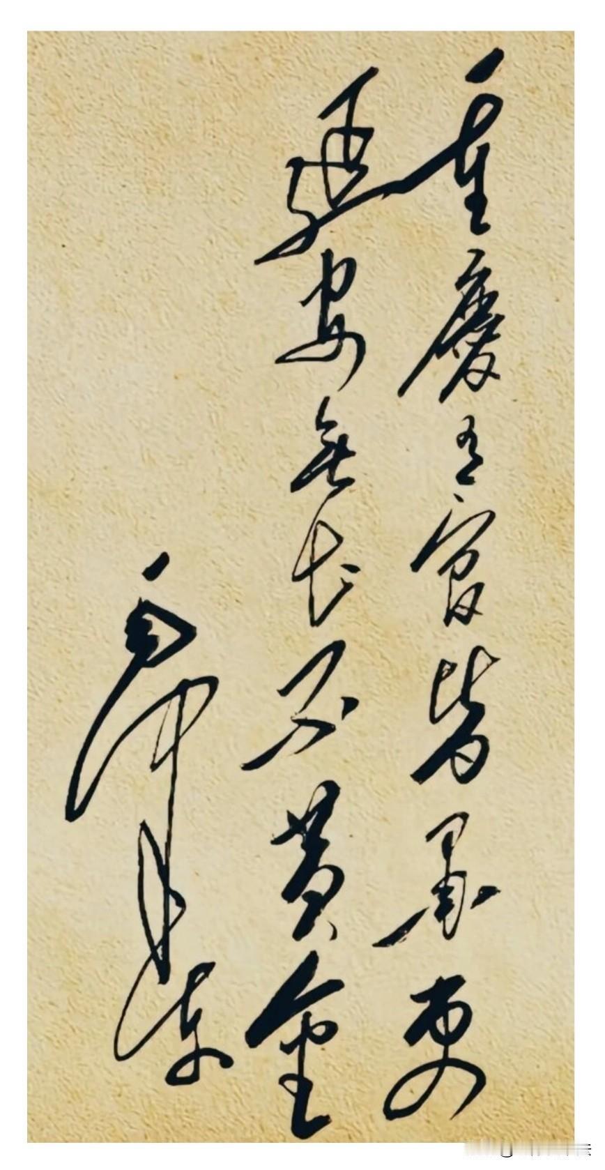 这幅毛体书法笔走龙蛇，气势洒脱，线条流畅且刚劲有力！看看哪位高手能看懂这14个字