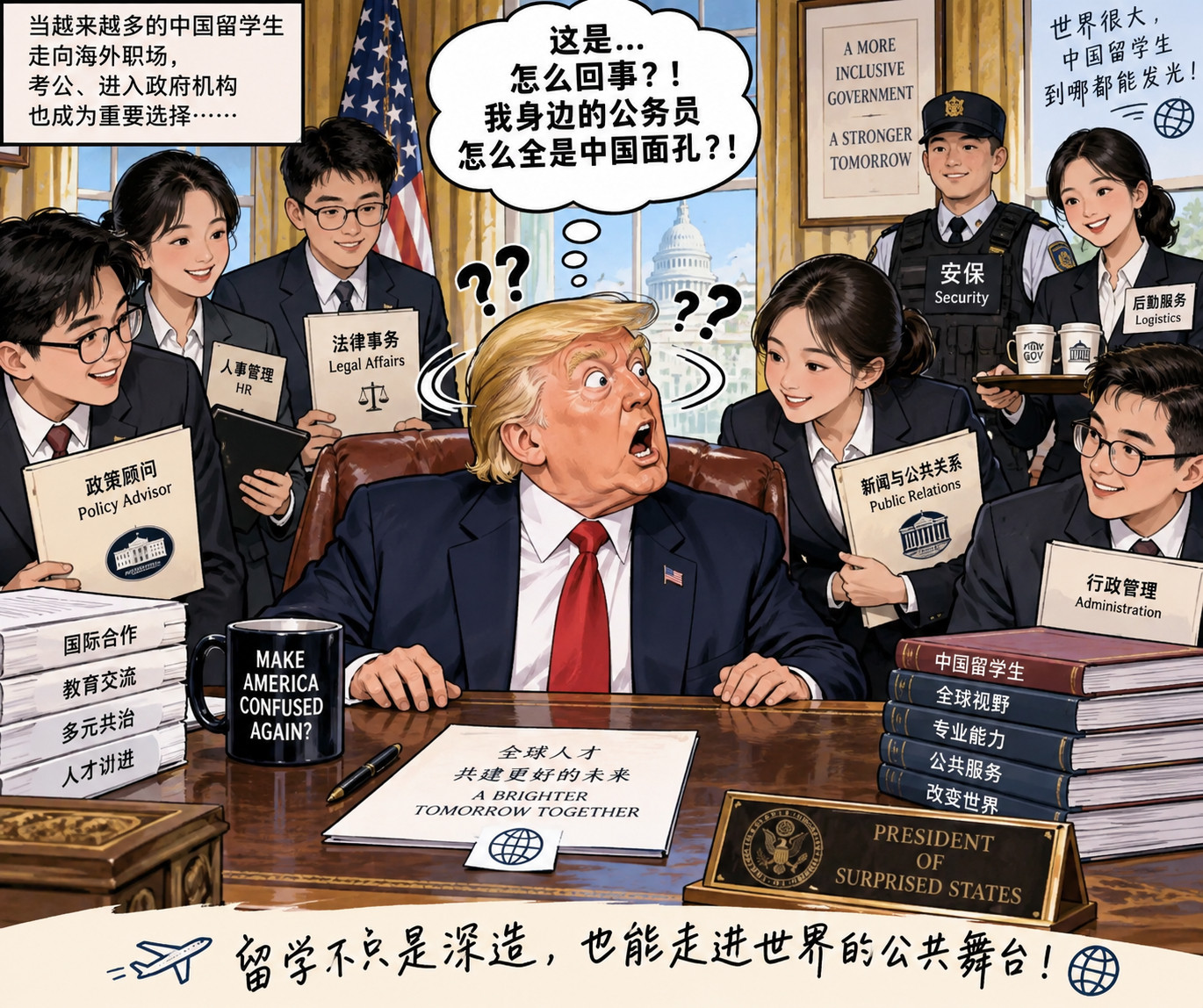 中国留学生开始在海外考公了留学生海外考公工资一般没晋升也是一计，但不仅工资一般