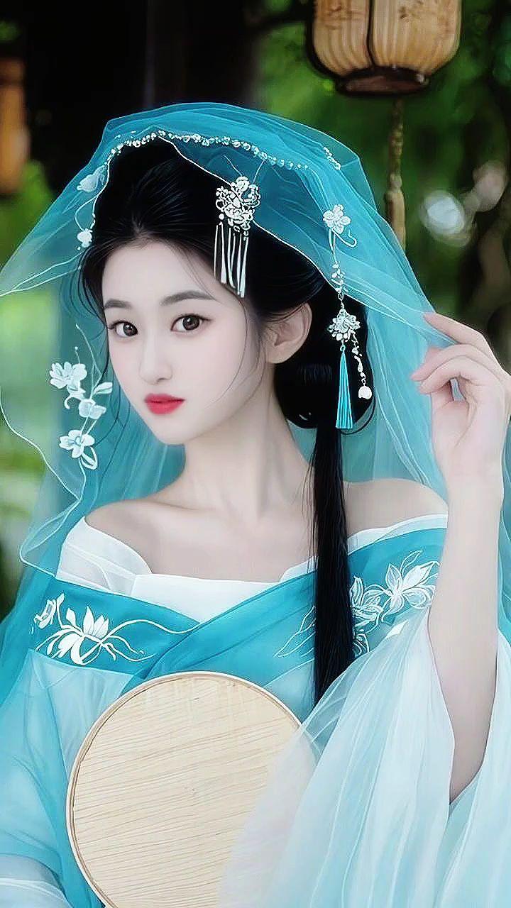 古典妆造古风森系少女古风美女汉服小姐姐
