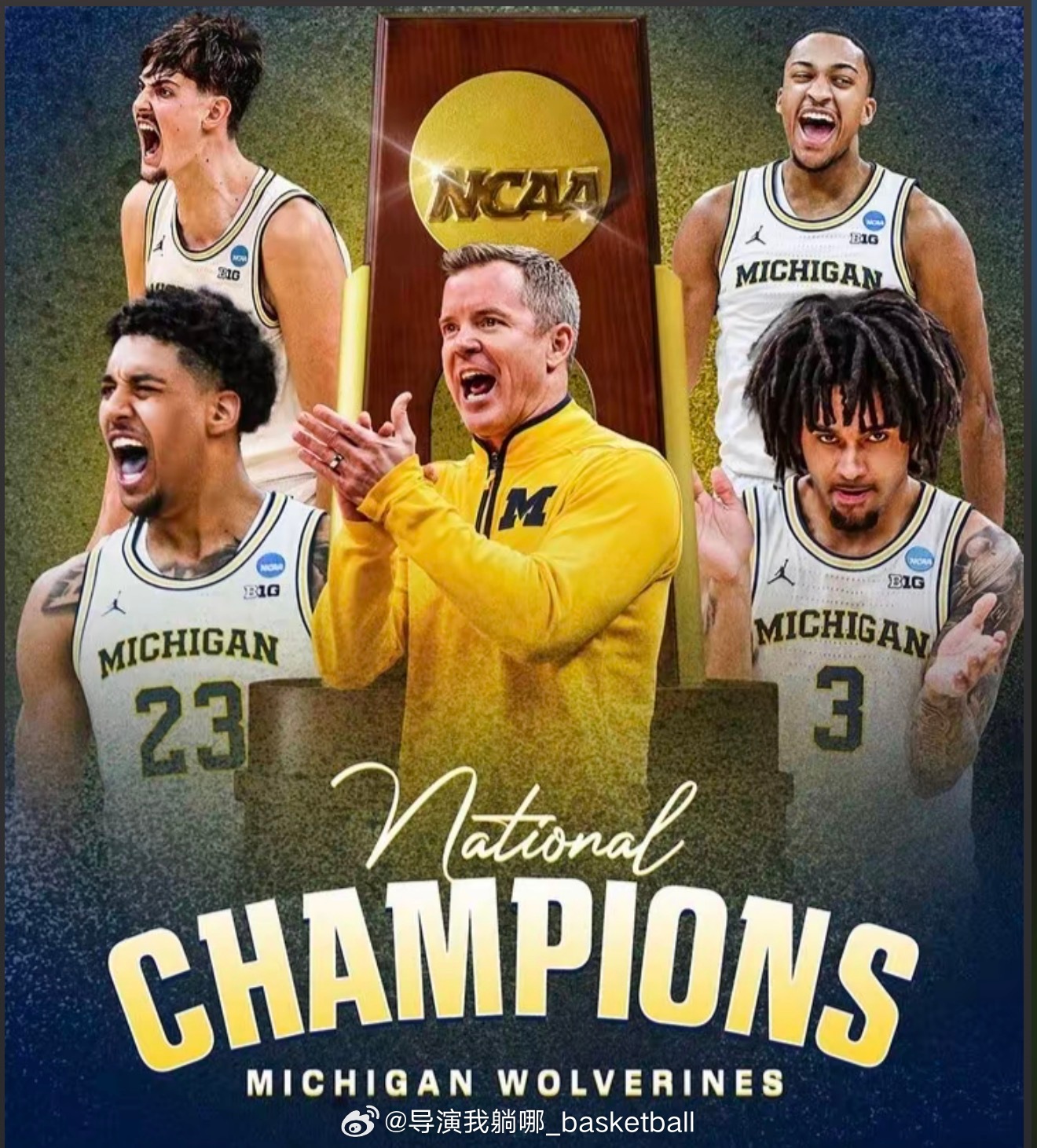 疯狂三月在今天决出最终冠军，密歇根大学时隔37年再次拿到全美冠军，被球迷熟知的“