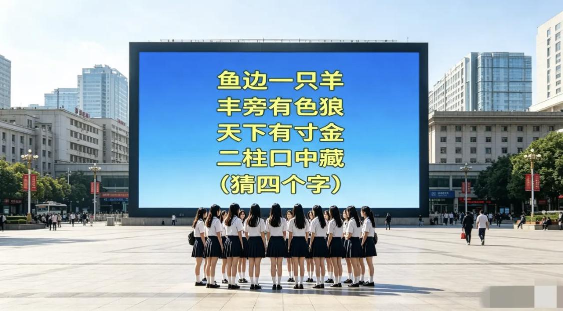 绝大多数人猜不出来，猜出来说明智商很高。