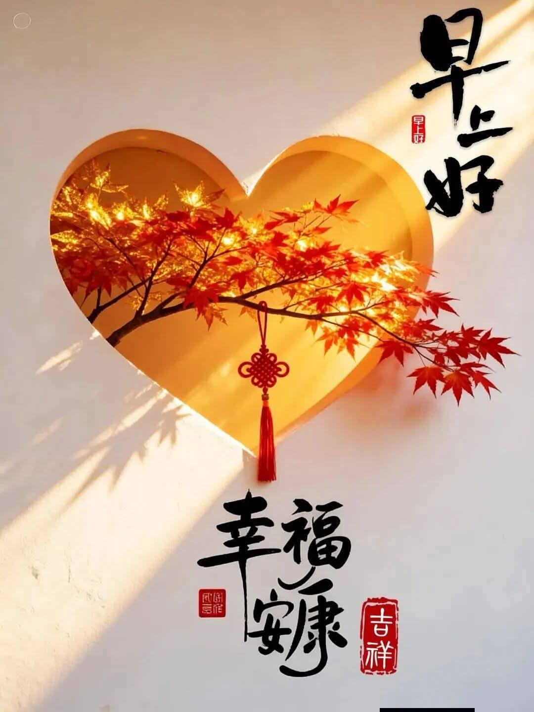 早安吉祥，幸福安康，愿每一天都充满温暖与美好！🌞🍂💖