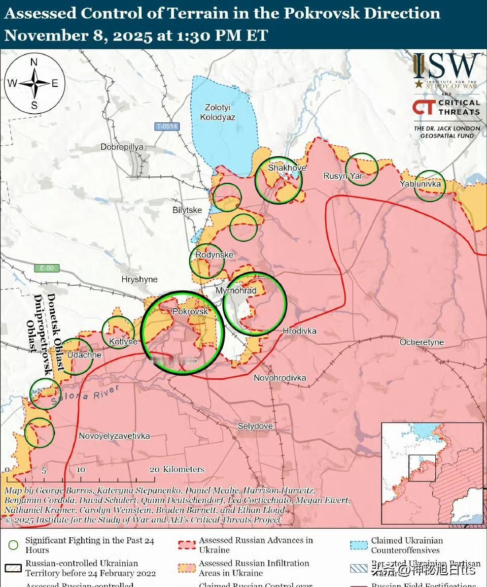 俄军在波克罗夫斯克方向的推进速度暂时放缓，但随着俄军后勤补给的扩展和增援的到来，
