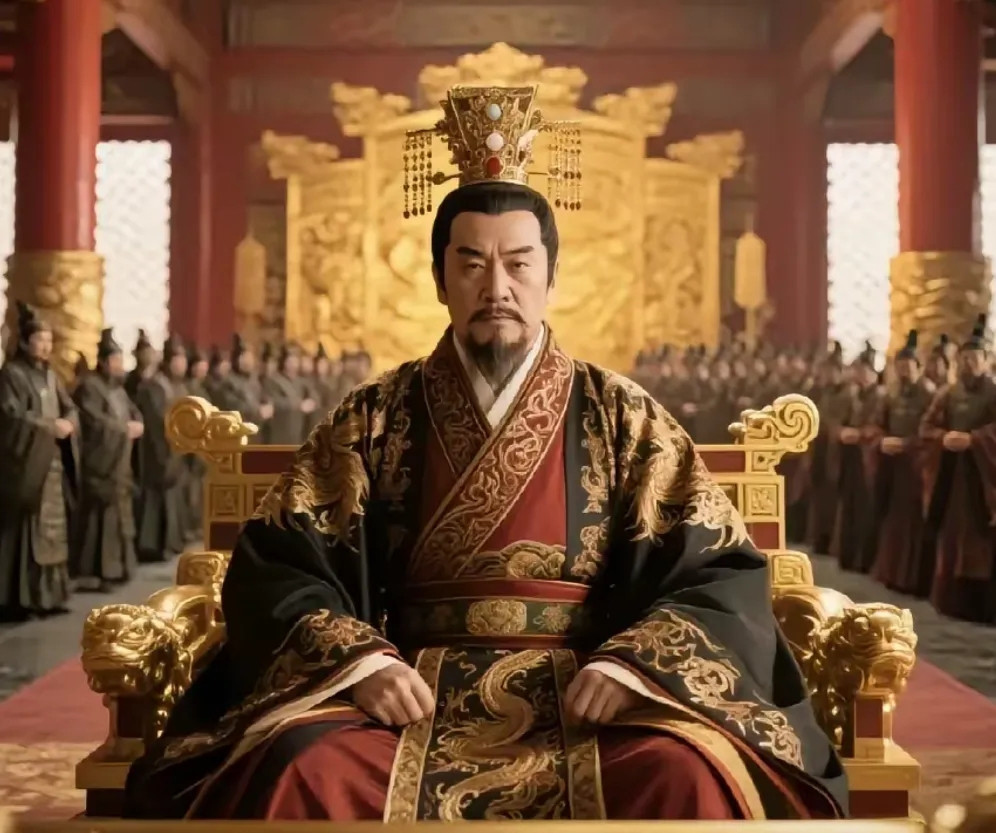 公元前195年，刘邦突然驾崩，陈平跌跌撞撞地跑到灵前，嚎啕大哭。吕后说：“老陈你