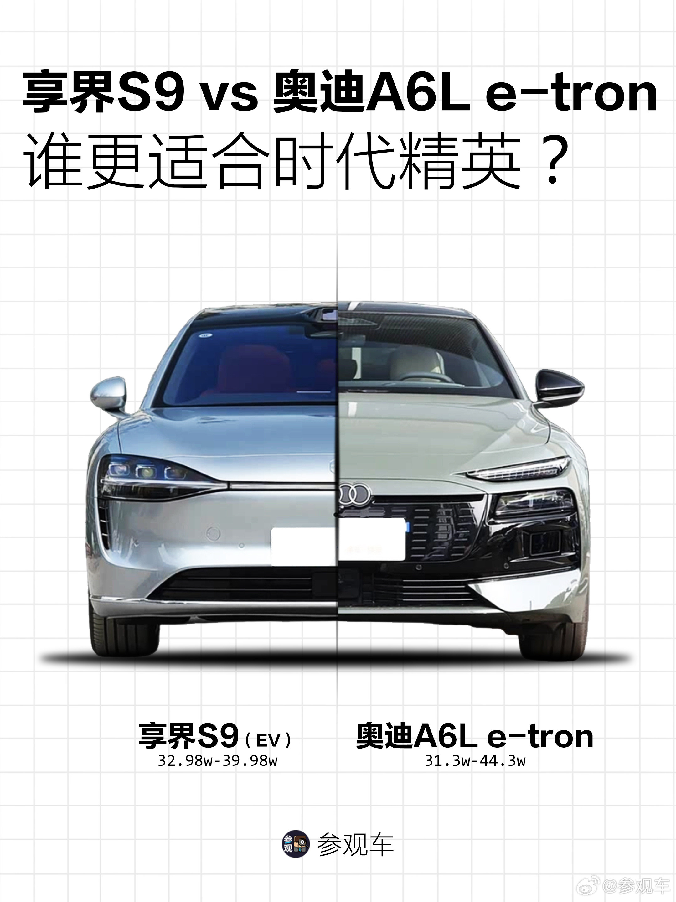比享界S9还便宜，奥迪A6Le-tron能打吗？奥迪A6Le-tron公布了