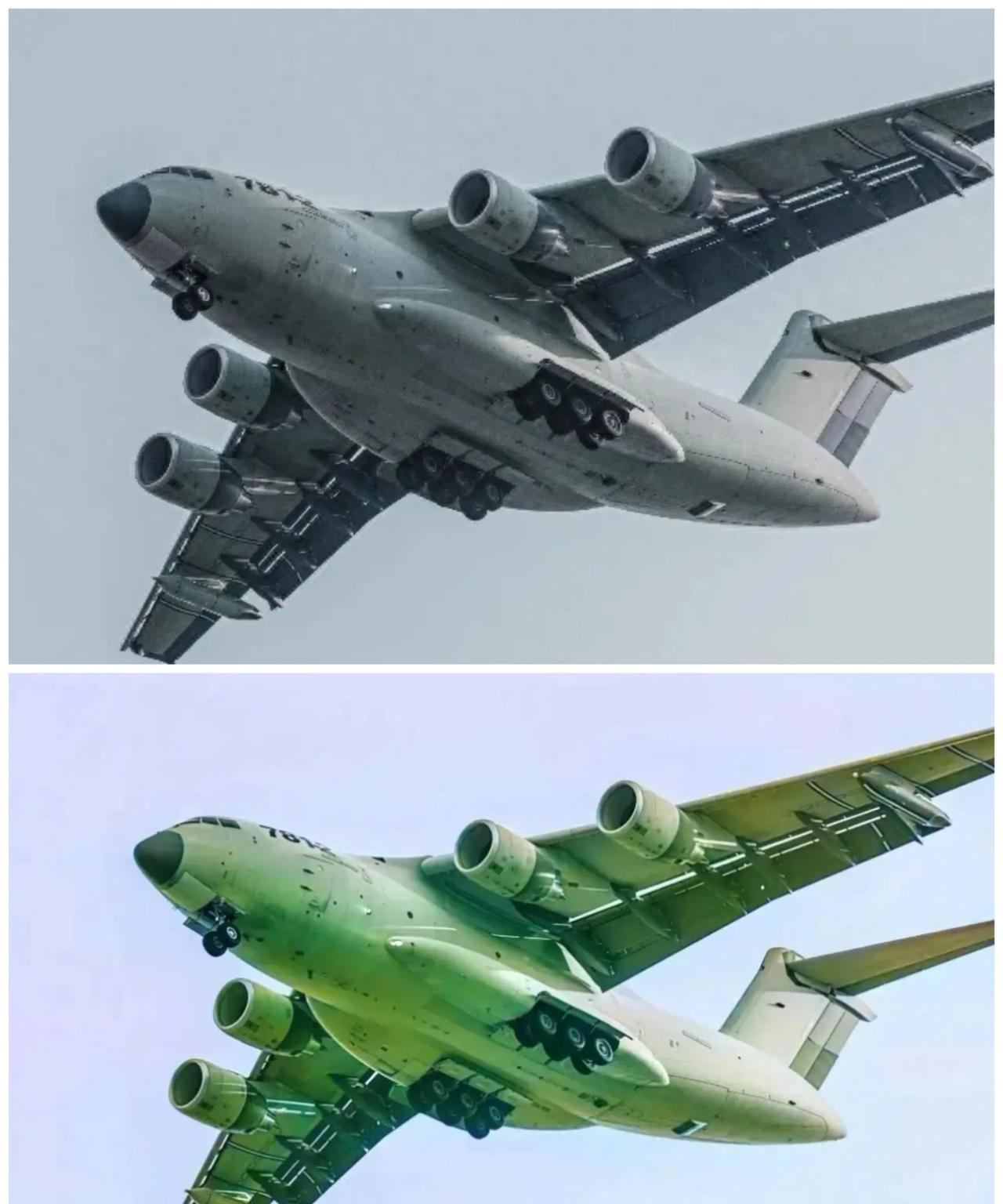 “酒桶”还是大一点比较好看。之前安装的是国产涡扇-18发动机，是在毛子D-30K