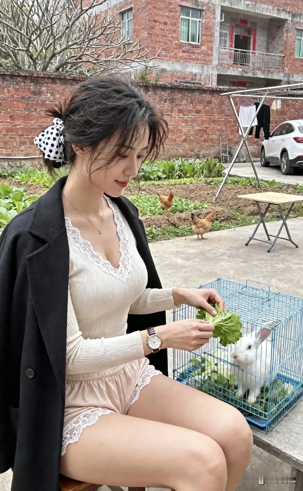 农村少妇的生活。农村女孩日常农村80后女人