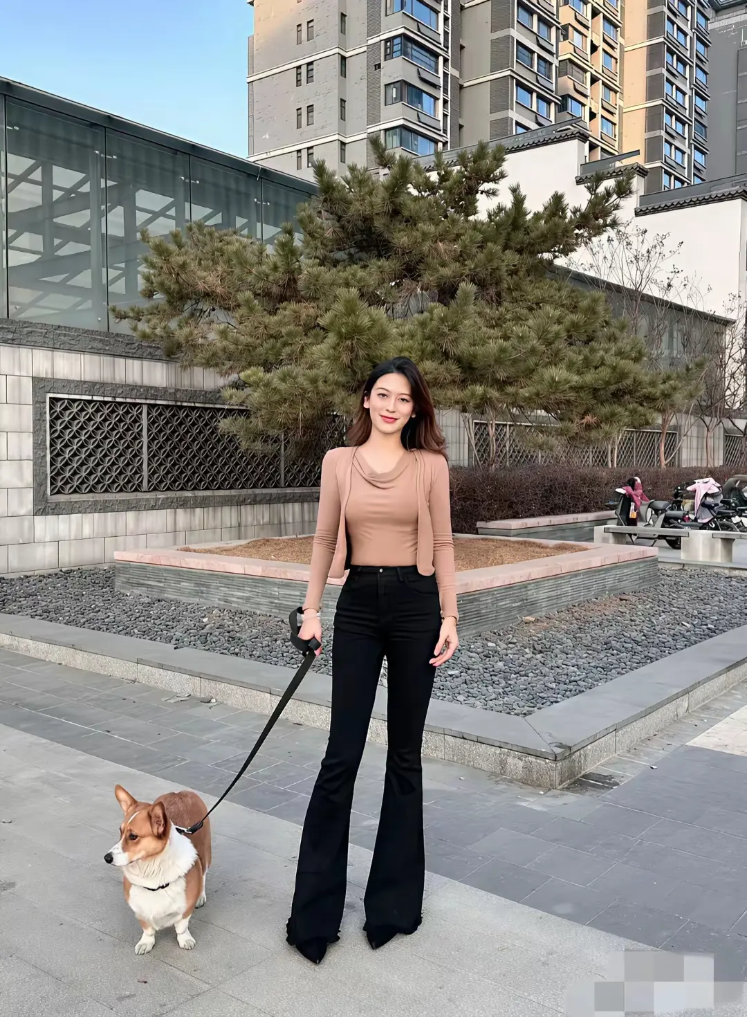 最近爱上了和小狗合照！