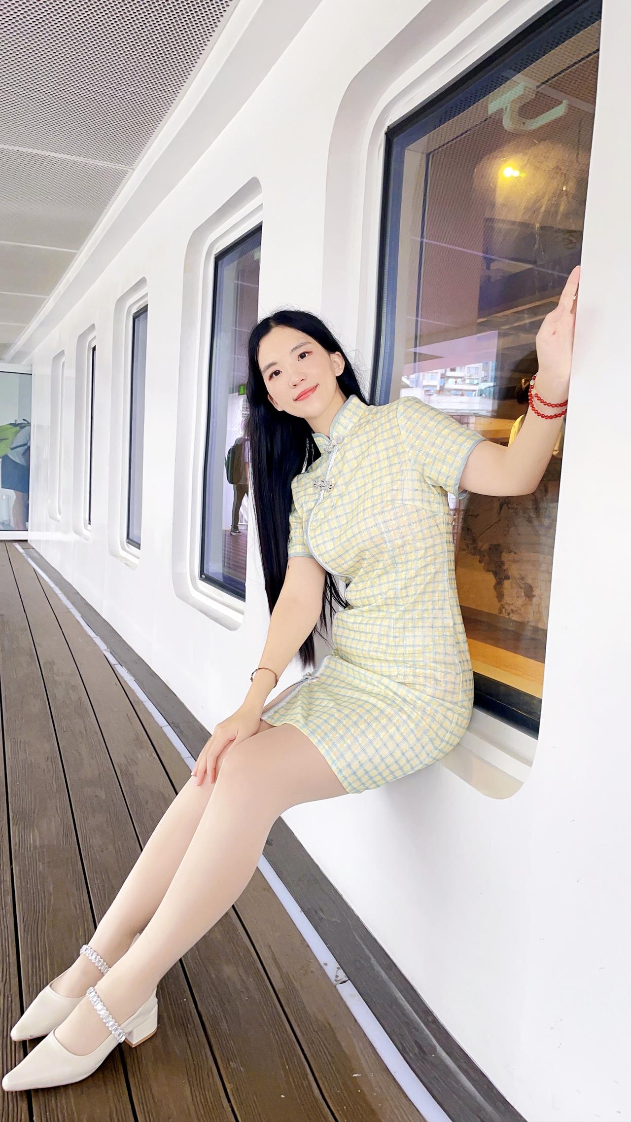 分享女神美图女神美图，海上世界
