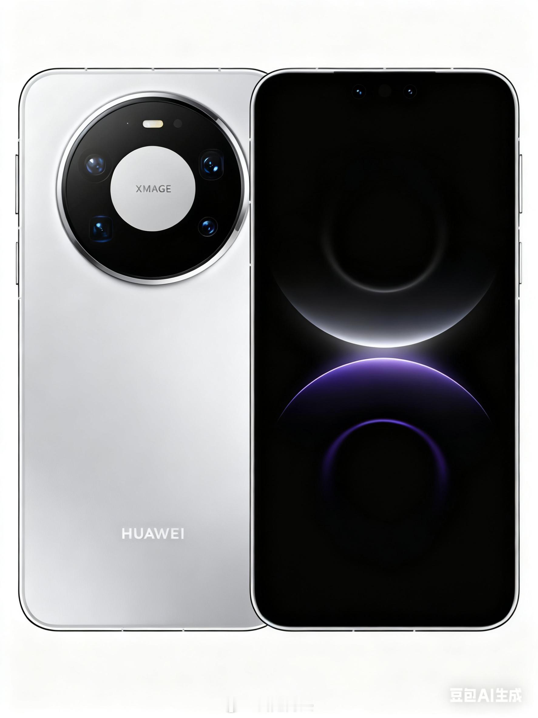 假如没有下面的无线充电线圈，那么华为Mate80大概长这个样子。和图2对比一下，