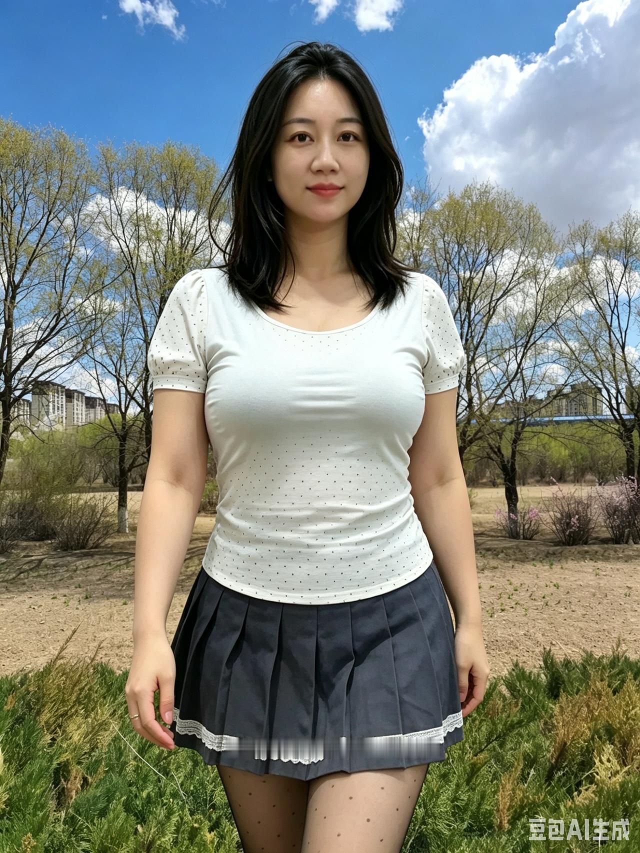 春日的镜头里你是唯一的主角一颦一笑，一静一动都在时光里，留下温柔的注脚不