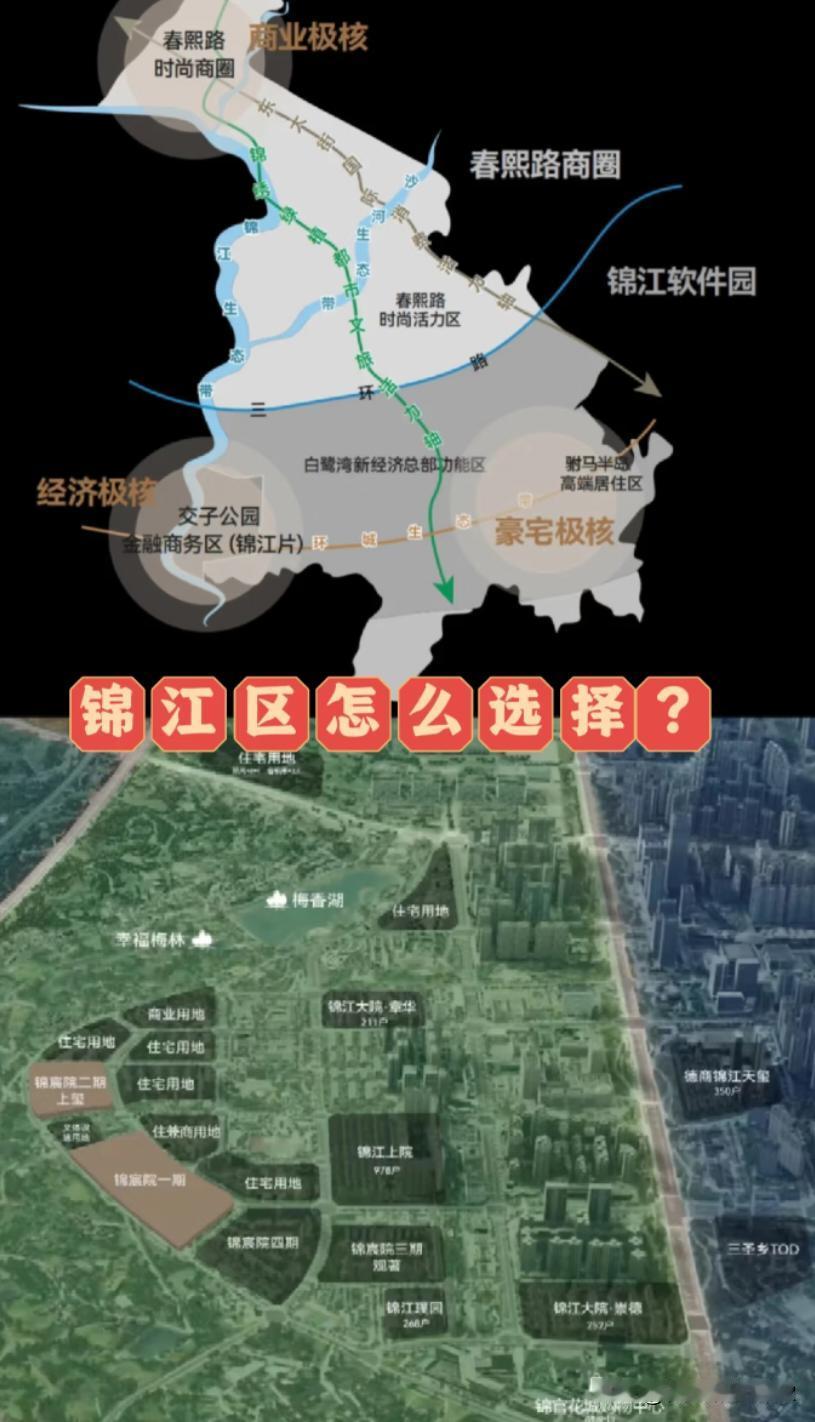 成都锦江区的500W的三圣乡？800W的林家坝！值不值？🏘️三圣乡及周边热